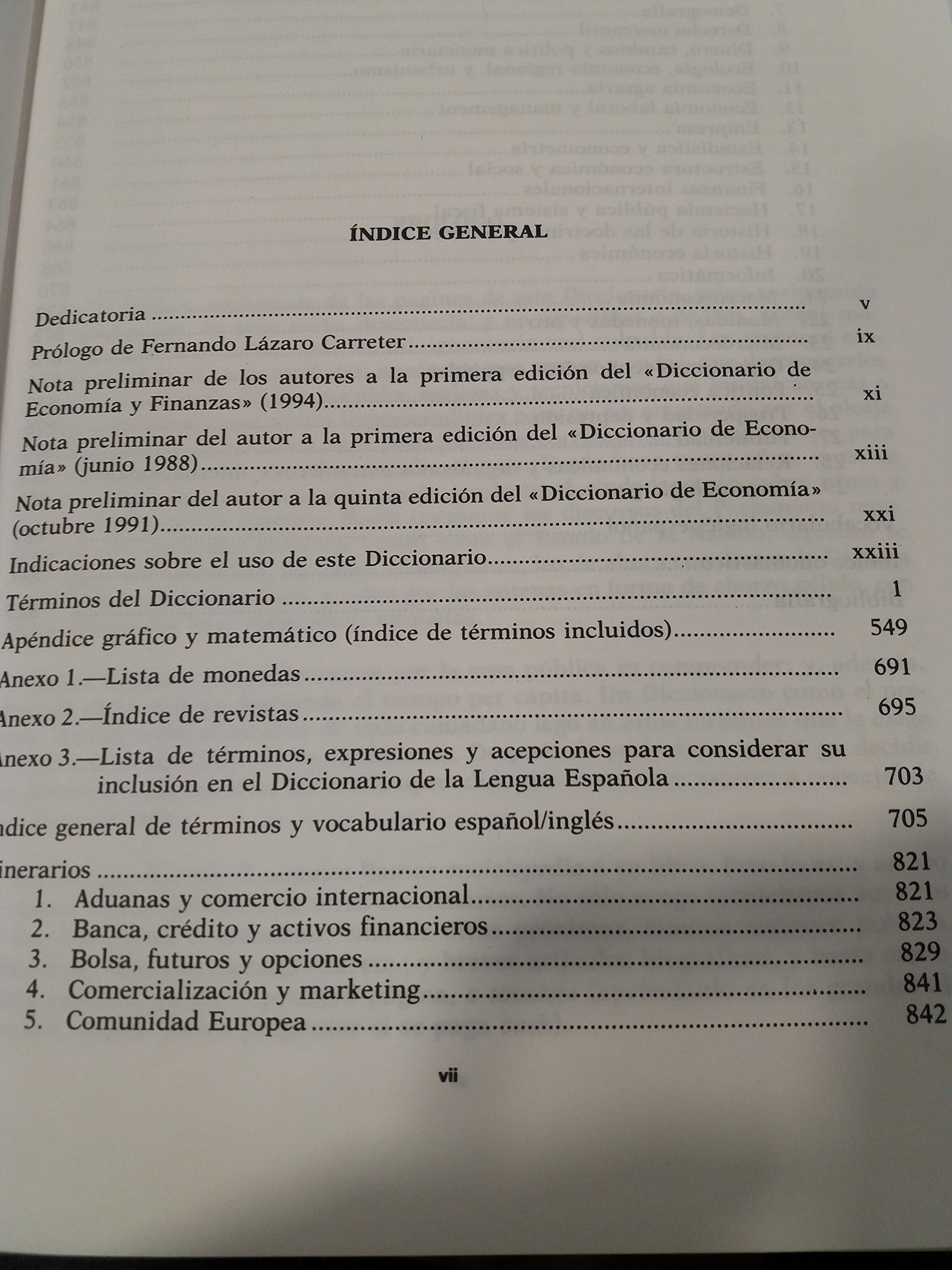 Diccionario De Economica y Finanzas
