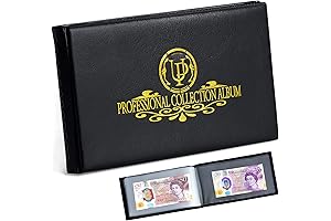 40-Pocket Dollar Bill Holder In Black AN04BK