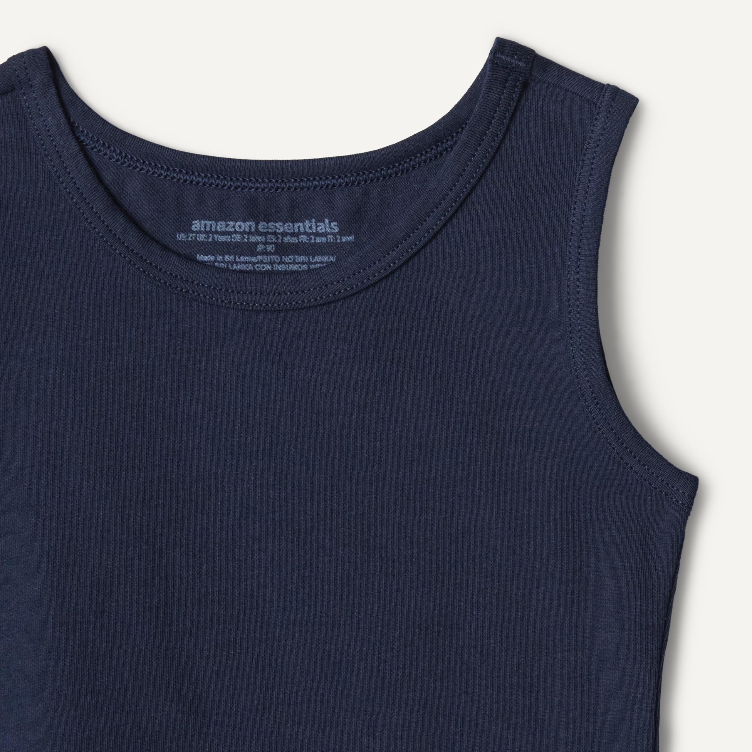 Amazon Essentials Jungen Tanktop-Unterhemden aus Baumwoll-Jersey