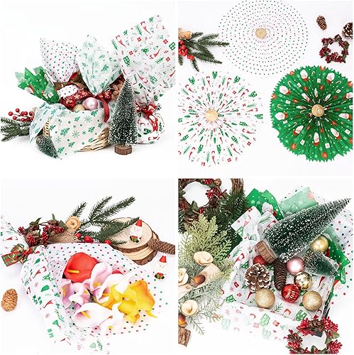 Miniatura 20 de Larcenciel Papel de seda dorado rosa, 120 hojas, papel metálico de regalo para bolsas de regalo, embalaje, flores, San Valentín, Navidad, boda, Oro