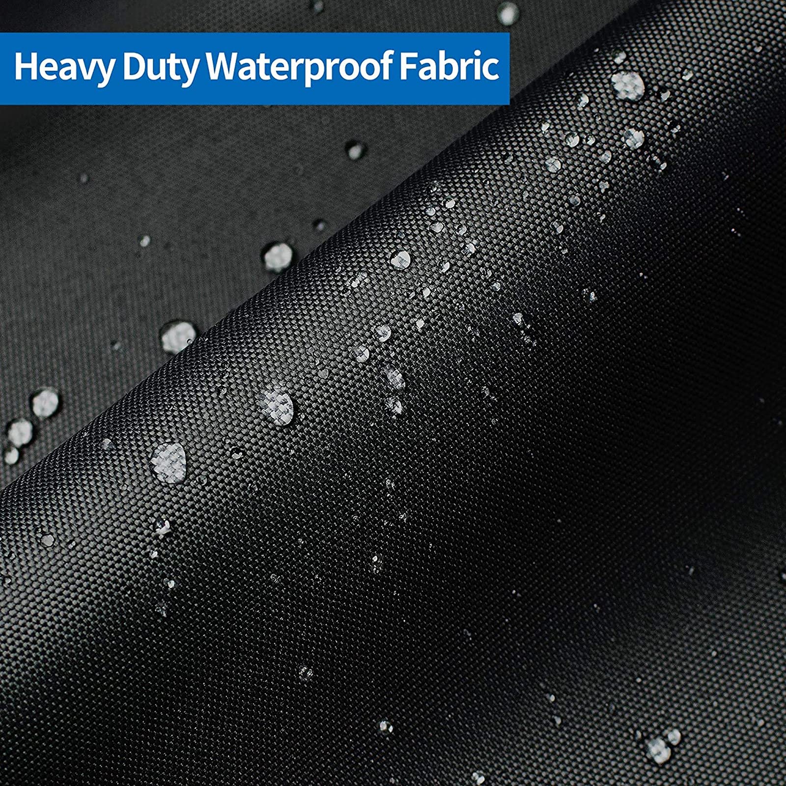 LDIW Copertura della Barca Rimorchiabile 300D Coperture Barche Tessuto Oxford per Resistente Resistente Telo Copribarca Impermeabile all Season Marine Dispositivo di Protezione,Nero,11to13ft