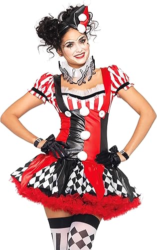 Leg Avenue Naughty Harlequin Clown Costume