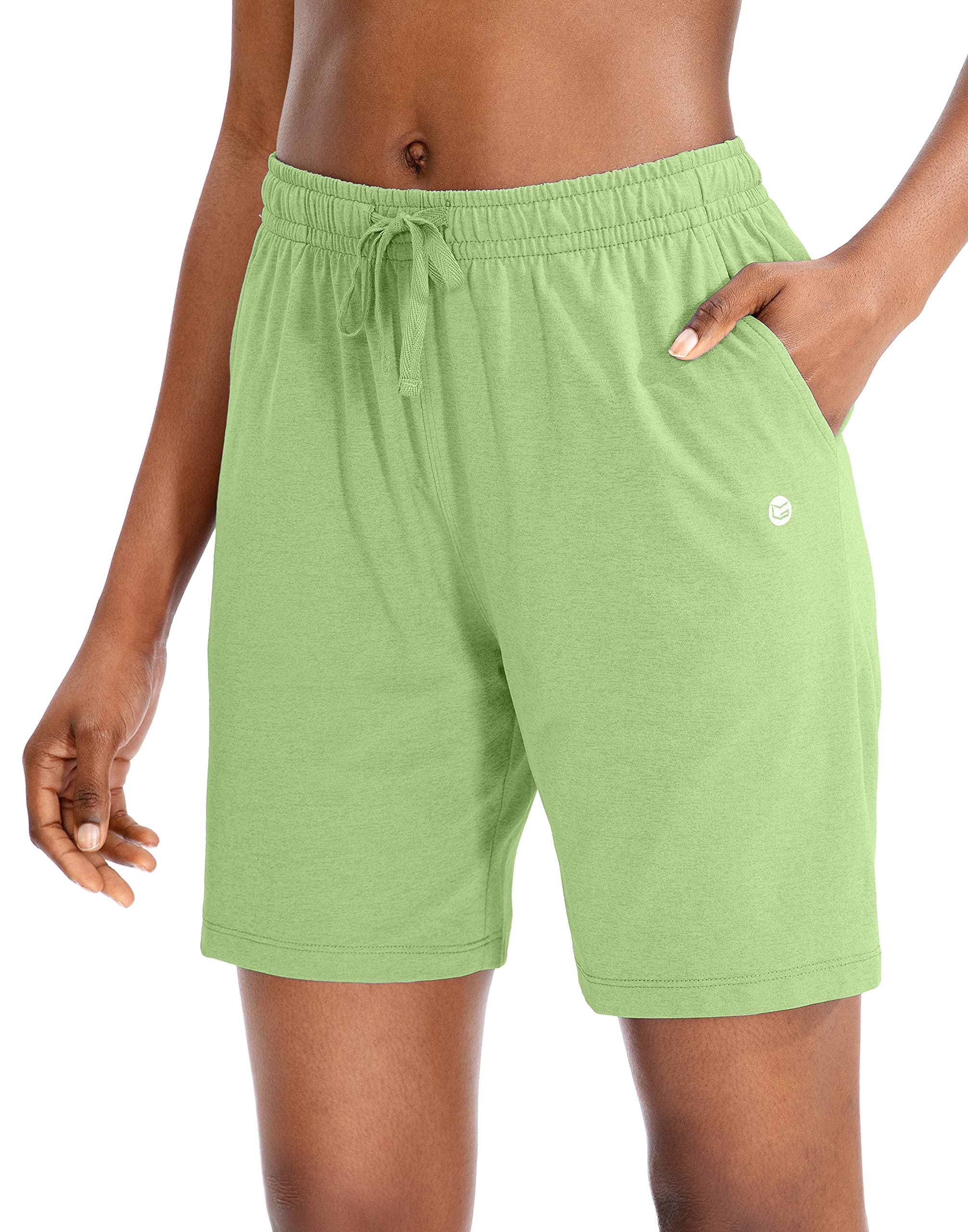 Drawstring Womens Long Jersey Shorts Women's Shorts Dory