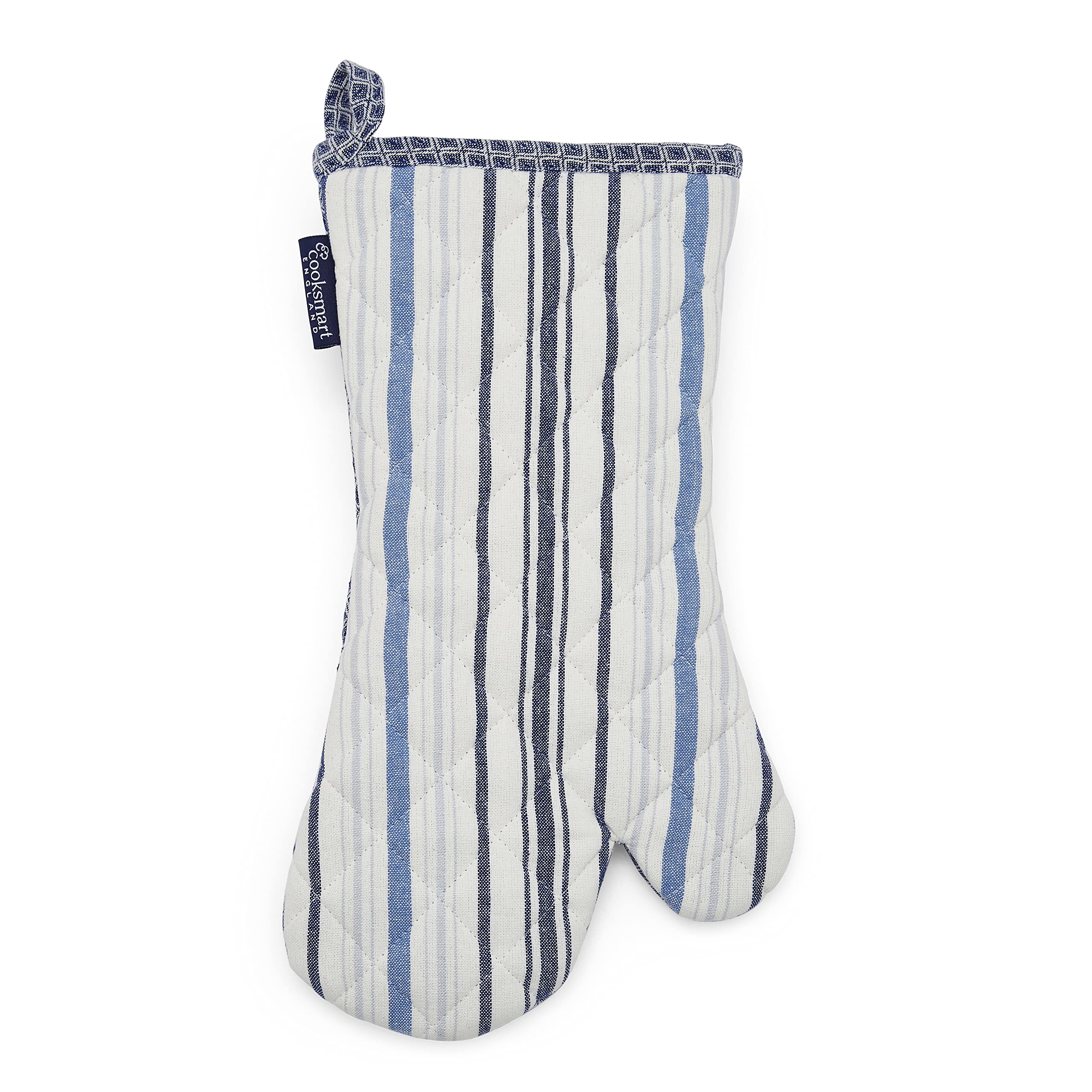 Cooksmart British Designed Oven Gloves | Modern Design Gauntlet Oven Gloves Heat Resistant | Oven Mitt or Baking Gloves Perfect For Modern Kitchens