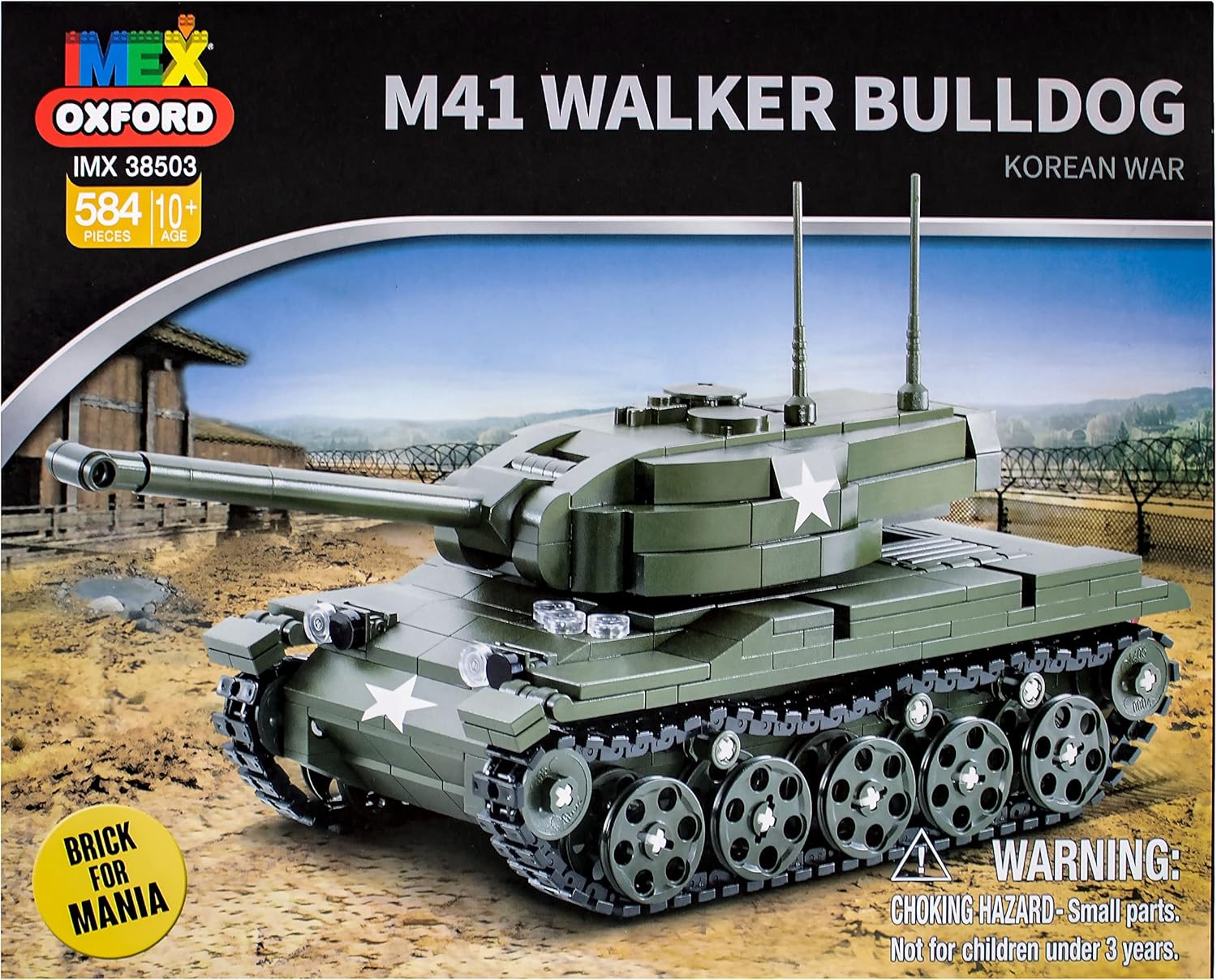 Imex Oxford M41 ウォーカー ブルドッグ U.S.軽戦車 レンガ組み立て