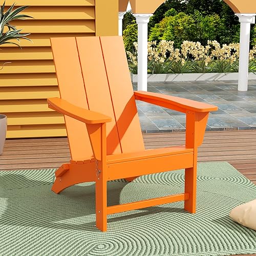 Miniatura 47 de WestinTrends Ashore Modern - Silla plegable Adirondack para exteriores (juego de 2), color lima