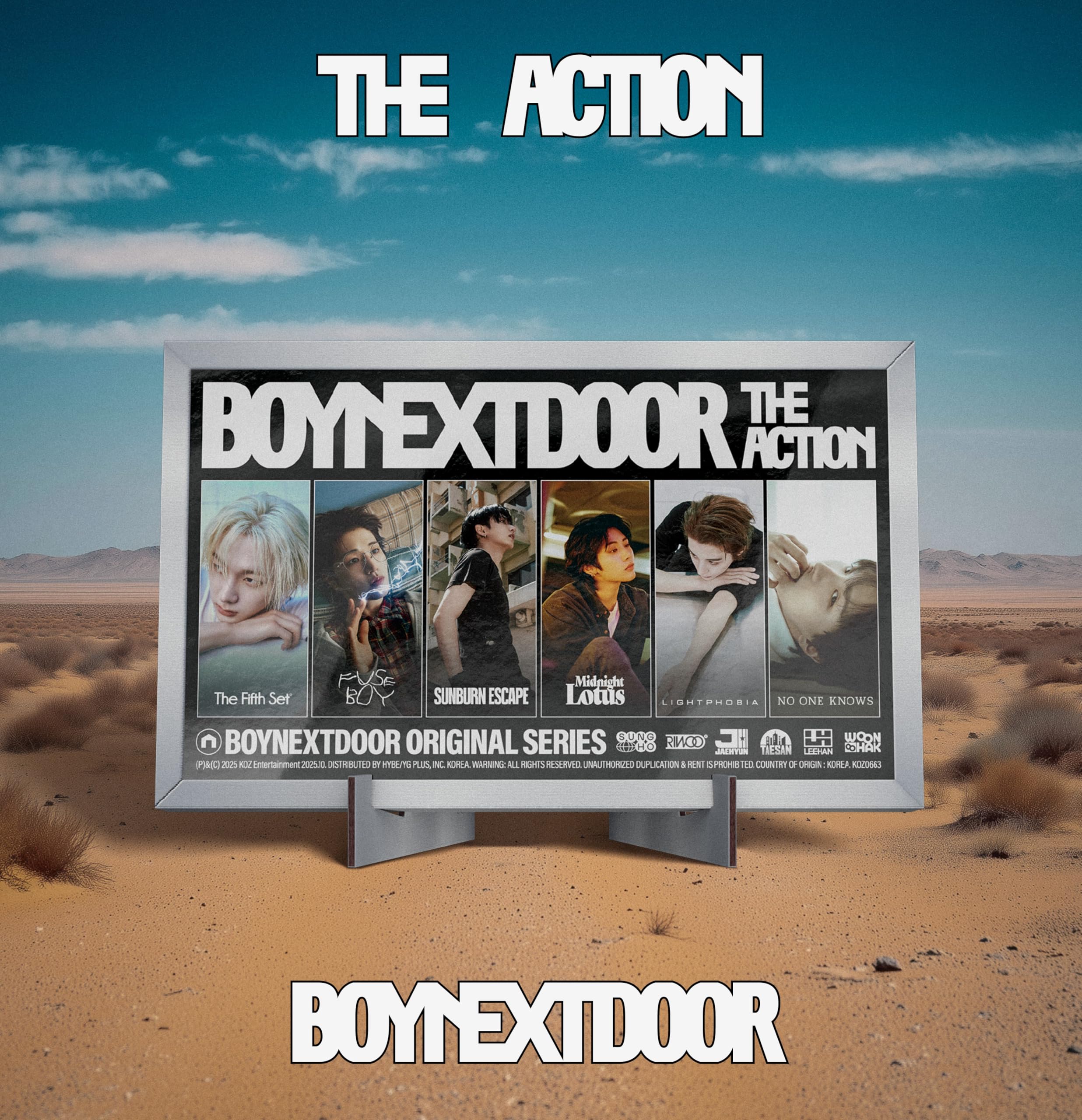 Amazon.co.jp: BOYNEXTDOOR [The Action] (Frame Ver.)（韓国盤