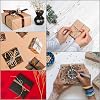 Kurtzy Black Kraft Gift Boxes (20 Pack) - Box Measures 12 x 12 x 5cm (4.72 x 4.72 x 1.96 inches) - Easy Assemble Square Presentation Favour Present Box - Parties, Birthdays, Weddings, Holidays