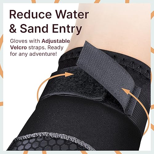 Miniatura 7 de BPS Guantes de neopreno de 0.118 pulgadas y 0.197 pulgadas, cinco dedos, para traje de buceo, buceo, esnórquel, kayak, surf, vela, pesca, canoa,