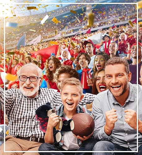 Miniatura 5 de DolliBu Animal de peluche de oso negro con felpa de fútbol  Oso súper suave para abrazar con capucha a cuadros rojos, juguete de peluche regalo de