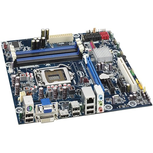 Intel Socket 1156/Intel H55/A&GbE/MATX Motherboard, Bulk BLKDH55TC