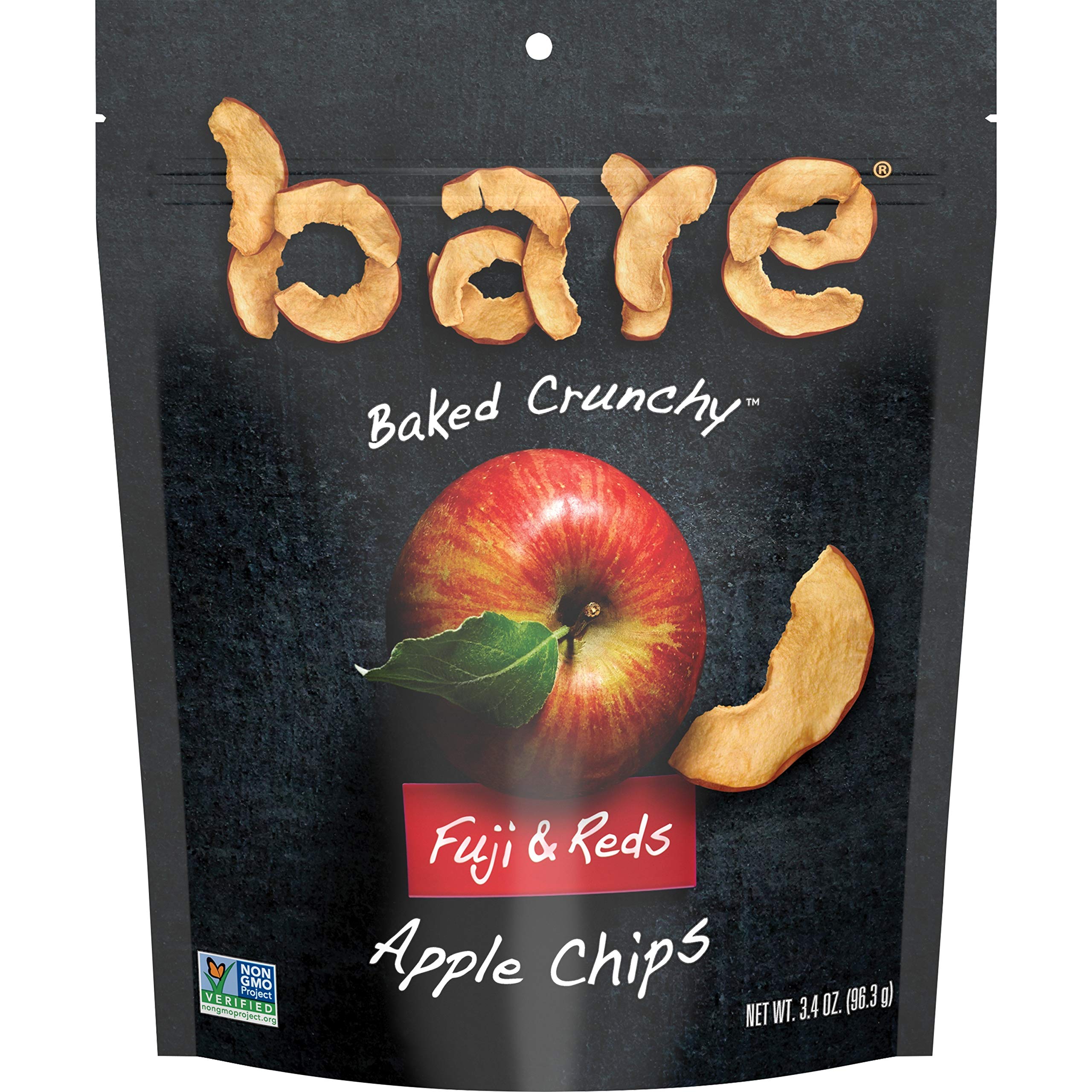 Photo 1 of **EXP DATE: 9/3/23**
Bare Baked Crunchy Apple Chips, Fuji & Reds, Gluten Free, 3.4 Oz(Pack of 6) 6pk Fuji & Reds