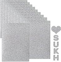 Vista 8 de Sukh Papel de Cartulina con Purpurina Rosa - Papel de Cartulina para Manualidades A4 Grueso Colorido para Navidad, San Valentín, Caja de Regalo