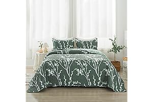 Andency Green Queen Bedspread (96"x90")