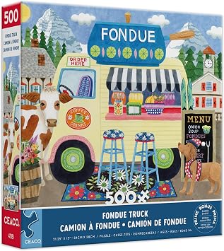 Ceaco - Stephanie Peterson Jones - Fondue Truck 500PC Puzzle
