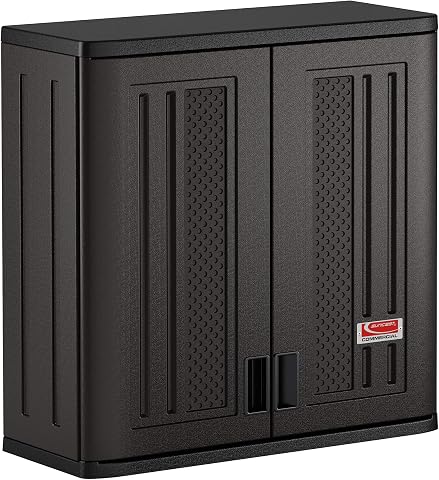 Suncast Commercial 4 Cubic Ft. Heavy-Duty Resin Wall Cabinet with Adjustable She