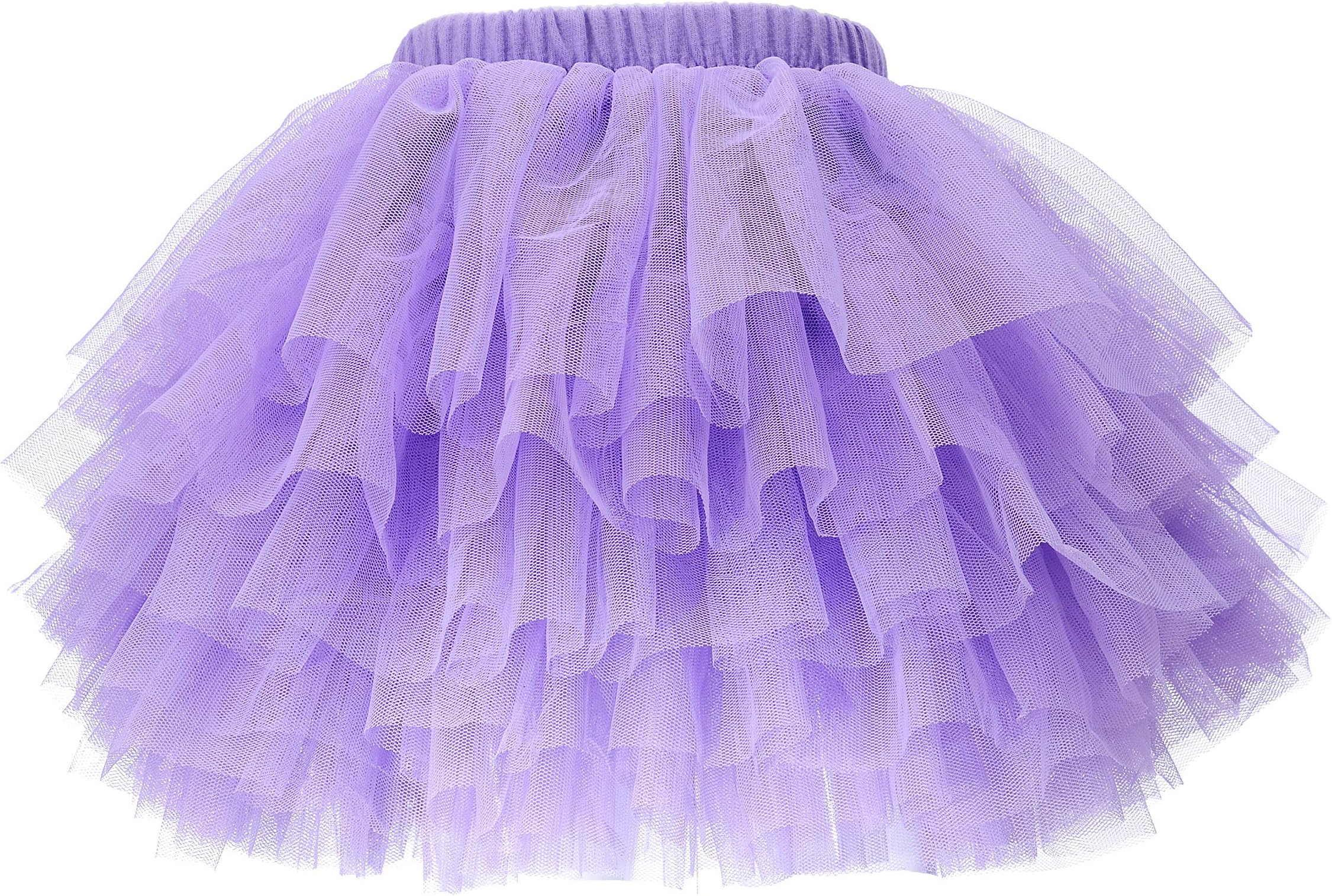 Tutu Skirt for Baby Girl Toddler 6 Layered Tulle Skirts 1-8T