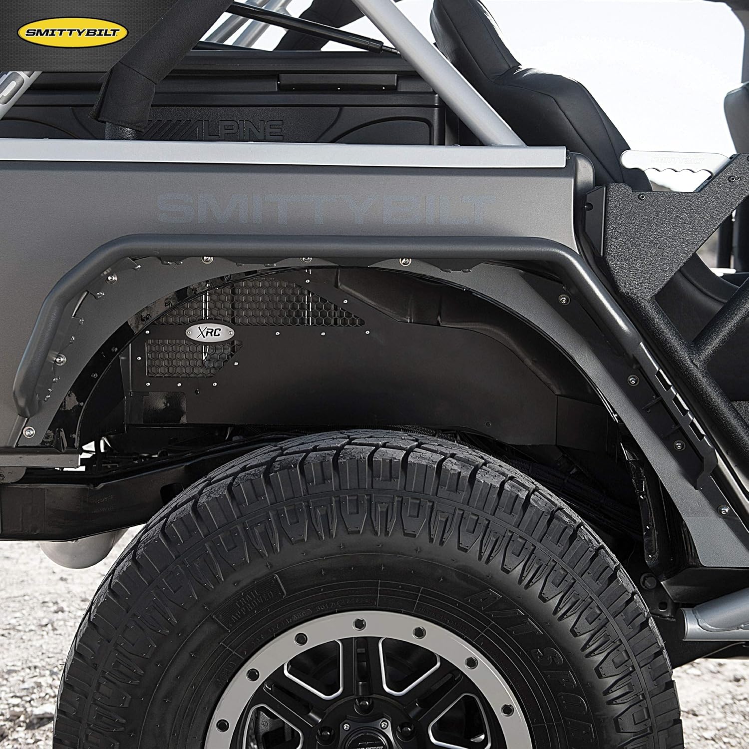 Smittybilt 76986 XRC Fender Liners, Rear Pair, for 2007-2018 Jeep Wrangler JK