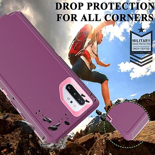 Miniatura 5 de YmhxcY Note 10 Plus - Funda con película de TPU flexible autorreparable (paquete de 2) y película protectora de pantalla para el lente de la cámara