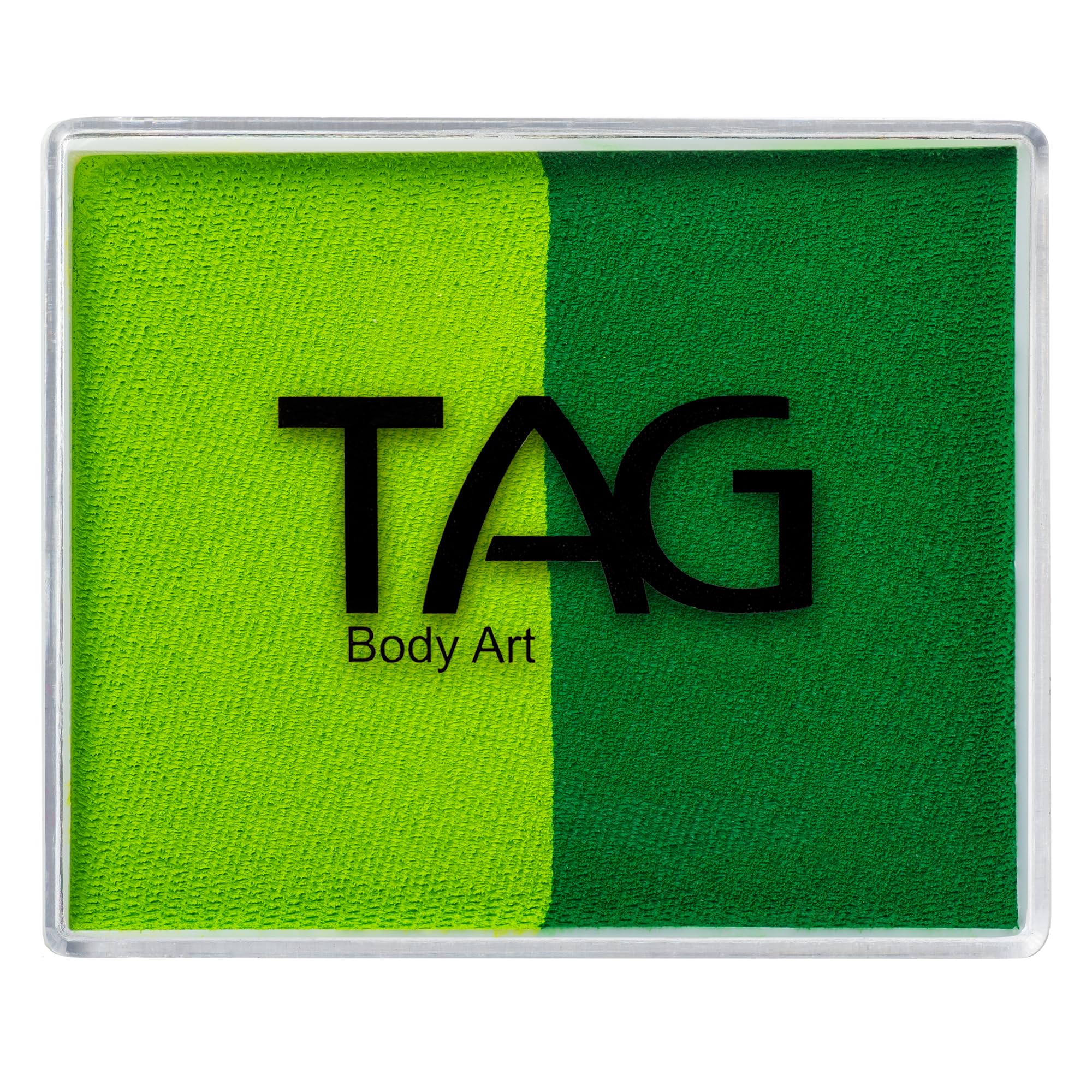 TAG Face and Body Paint - Split Cake 50g (Light Green/Medium Green)