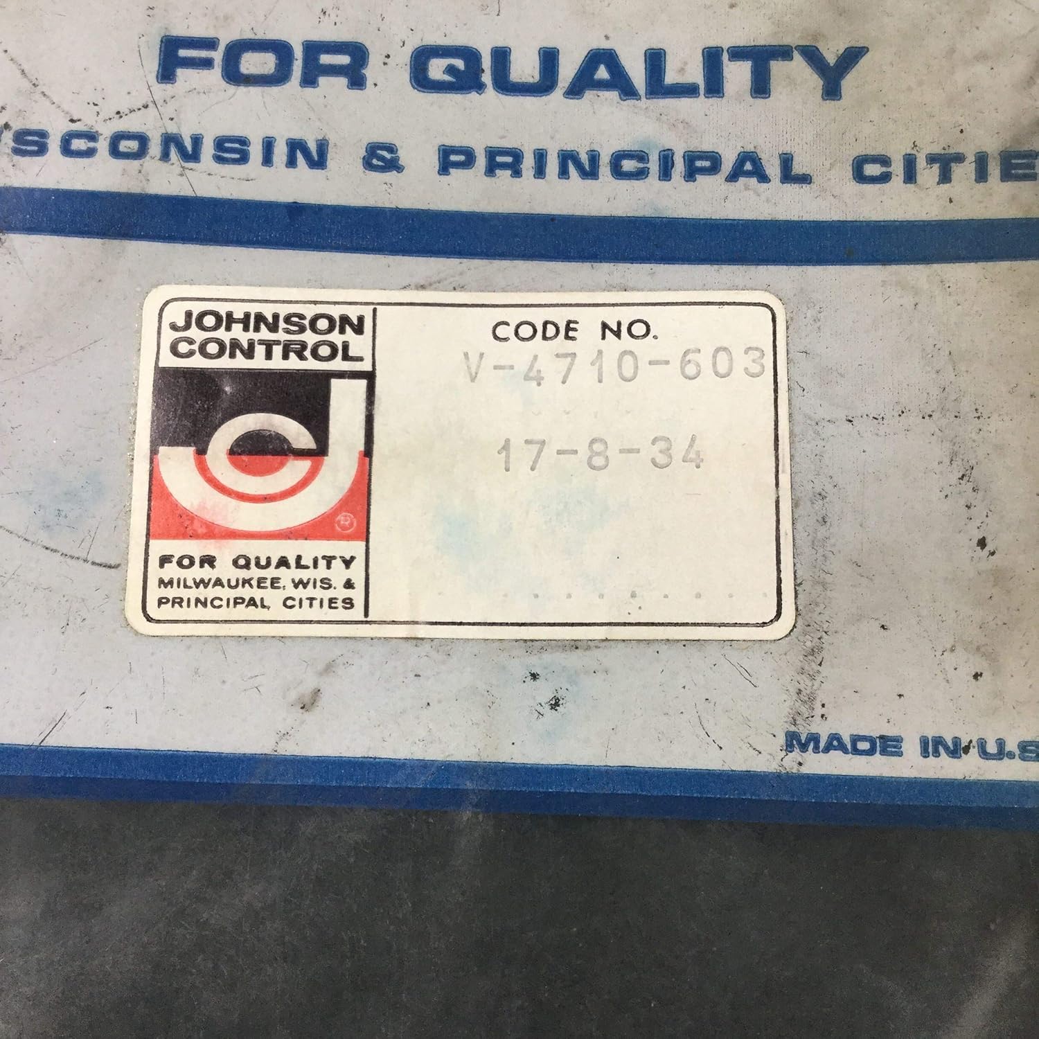 Johnson Controls V-4710-603 Modular Diaphragm for V-500 Series Valve Actuator