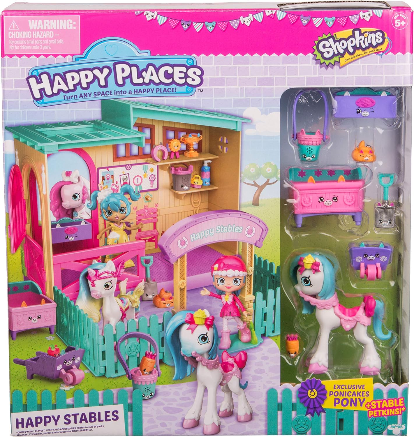 Happy Places Shopkins Happy Stables Playset