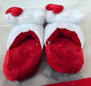 ハローキティ ふわふわスリッパ　レトロ　レア　サンリオ　未使用 ハローキティ ふわふわスリッパ レトロ レア サンリオ 未使用