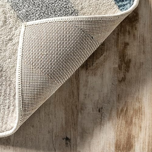 Miniatura 7 de nuLOOM Neveah - Alfombra contemporánea cheurón, 4 x 6, color beige