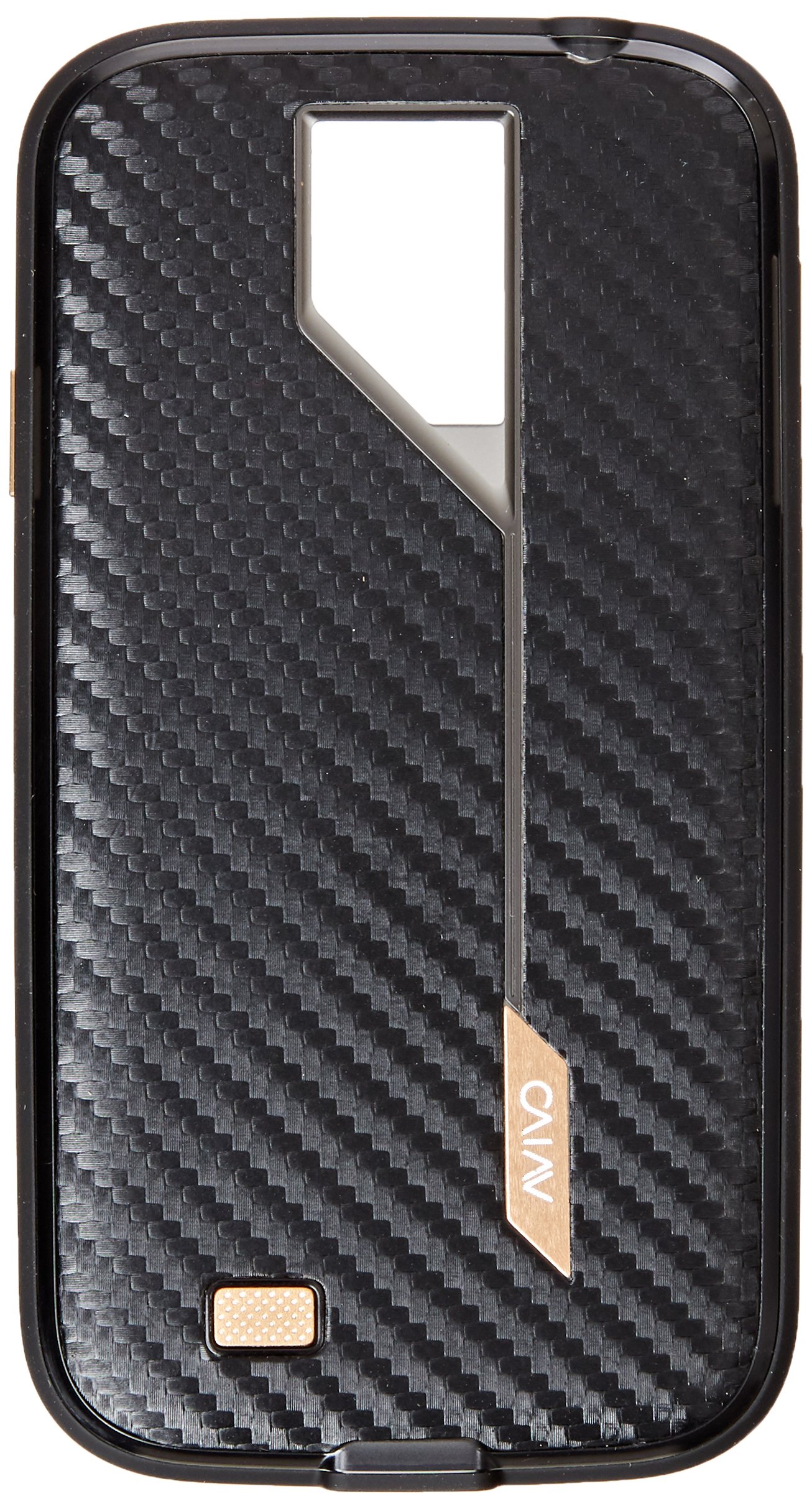 Avivo Rail Carbonate Case for Samsung Galaxy S4 - Retail Packaging - Black