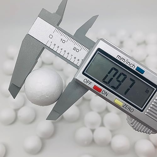 Miniatura 3 de Crafjie Paquete de 108 bolas de espuma para manualidades, 1 pulgada de diámetro, poliestireno para manualidades y manualidades, adornos, espuma de
