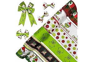 Christmas 30 Yard Craft Wired Edge Ribbon