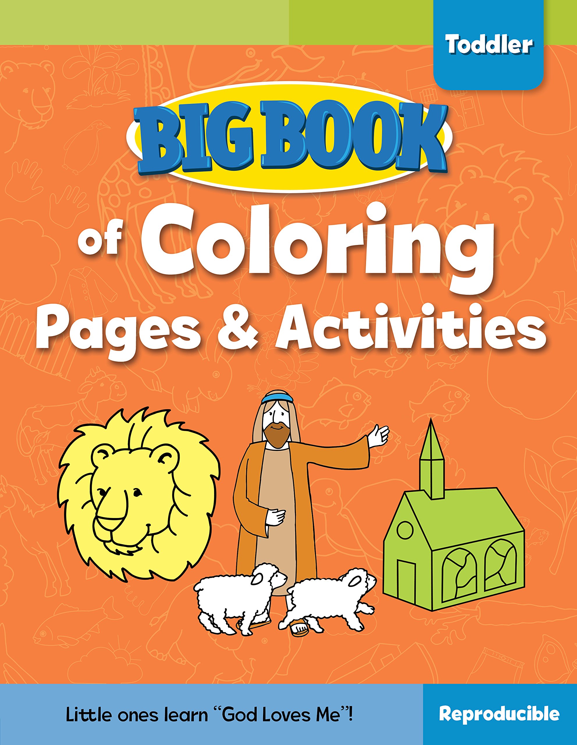 Big Book of Coloring Pages and Activities for Toddlers