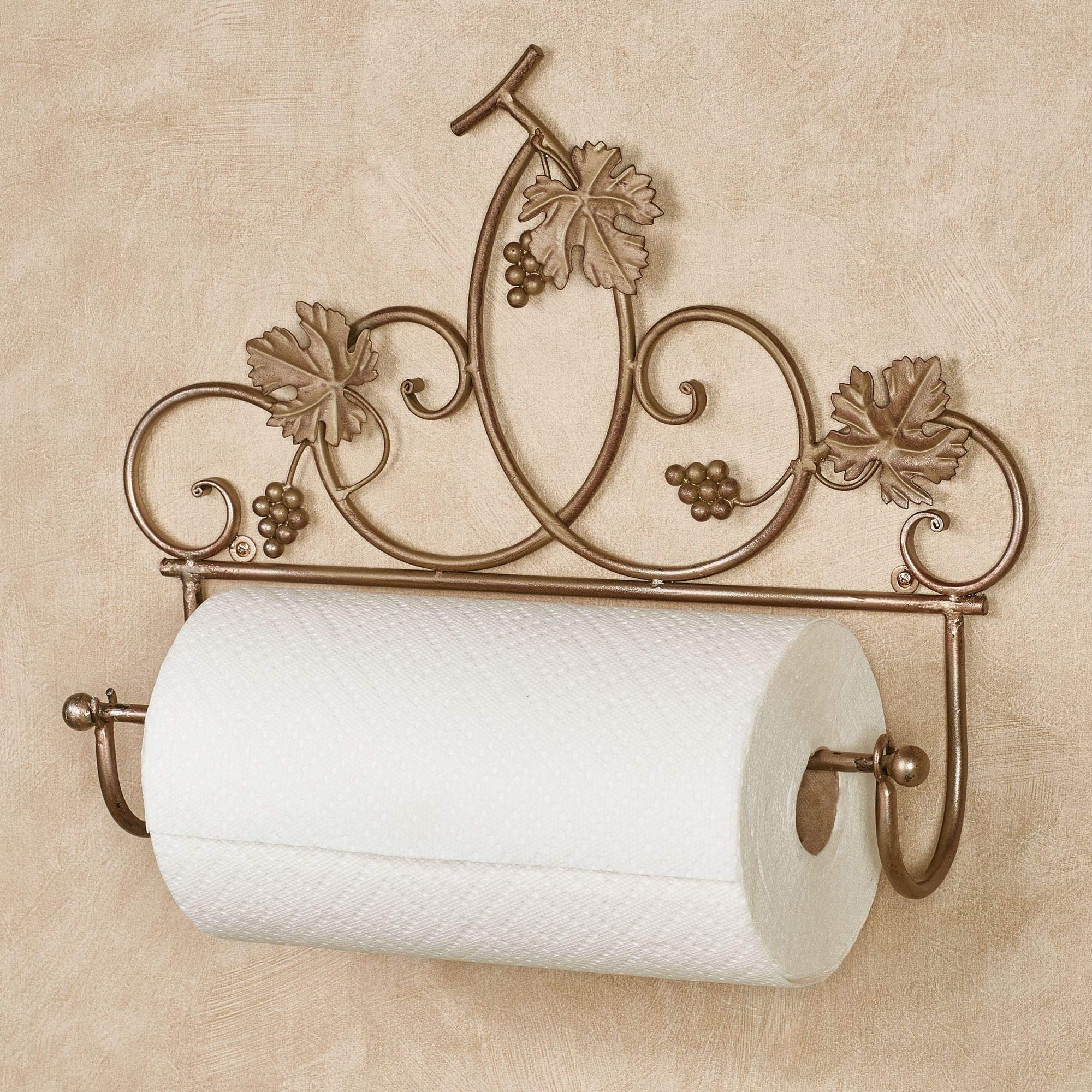 Amazon.com - Home Basics Bronze Wall Mounted Paper Towel Holder 12 x 3 ...