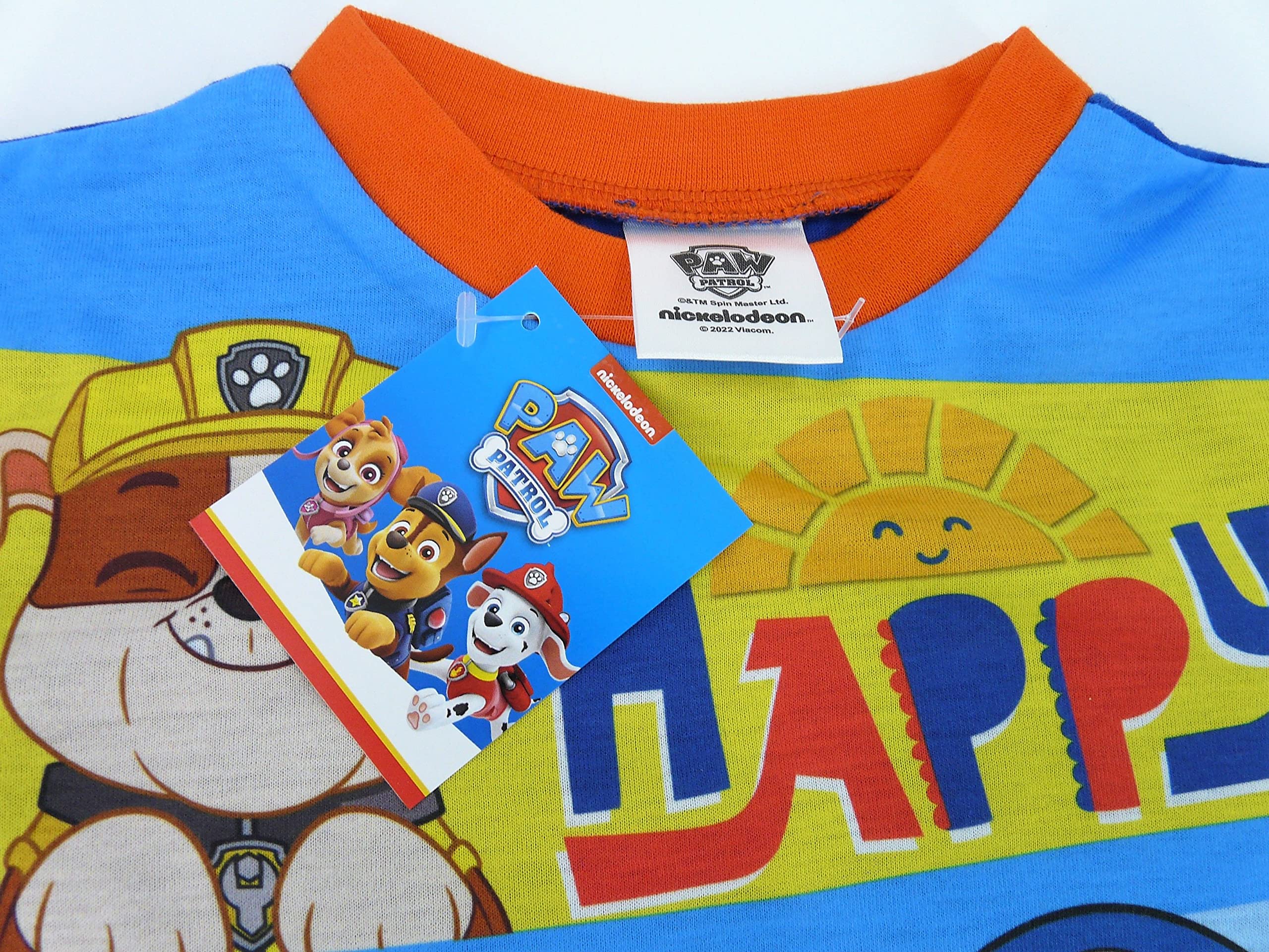 Paw Patrol Chase Marshall Rubble - Pijama Corto para Niños