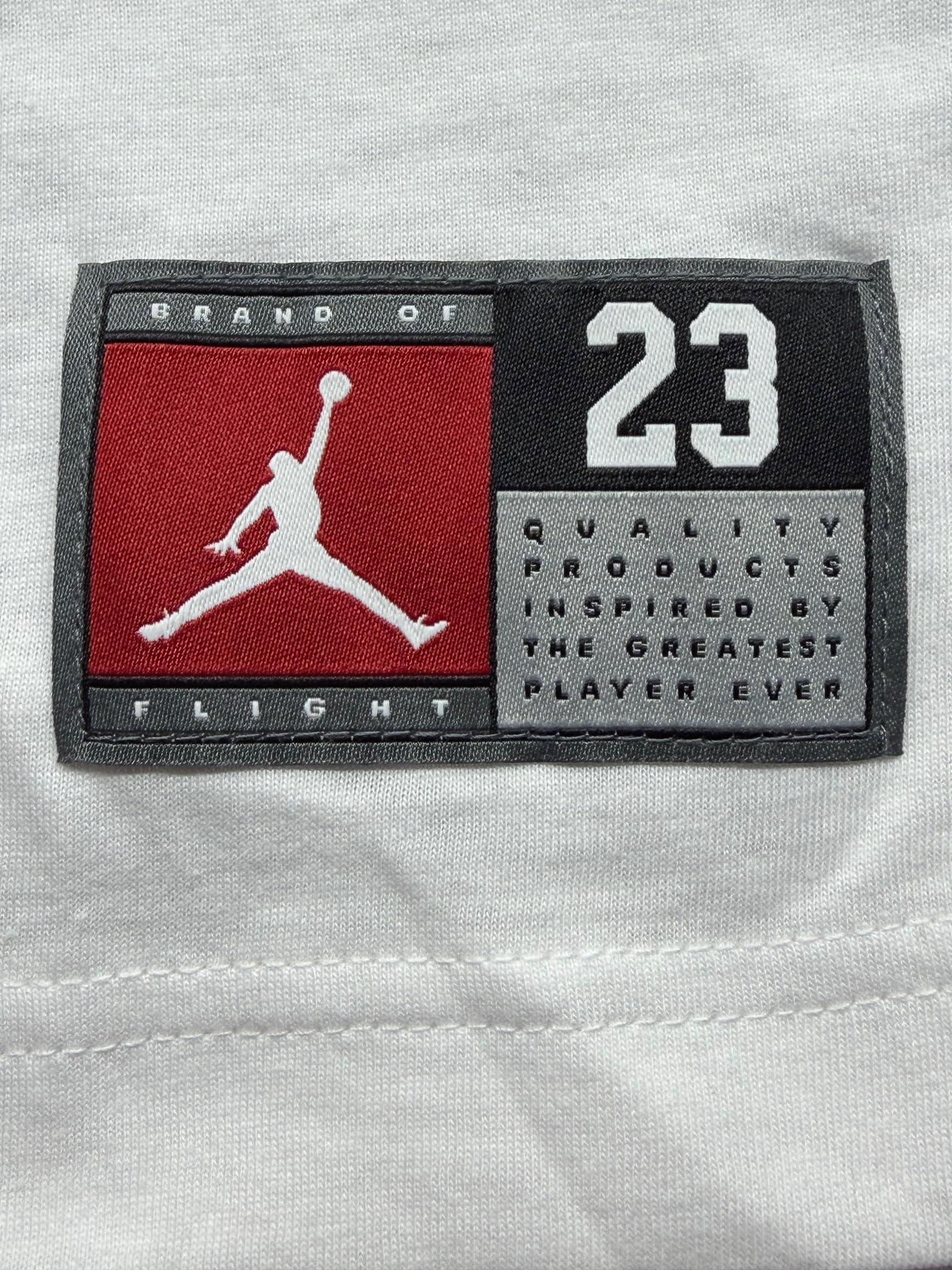 Jordan t-Shirt Dziecko Z Długim Rękawem 23 Dziecko Biały 95C591, biały, 10 anni