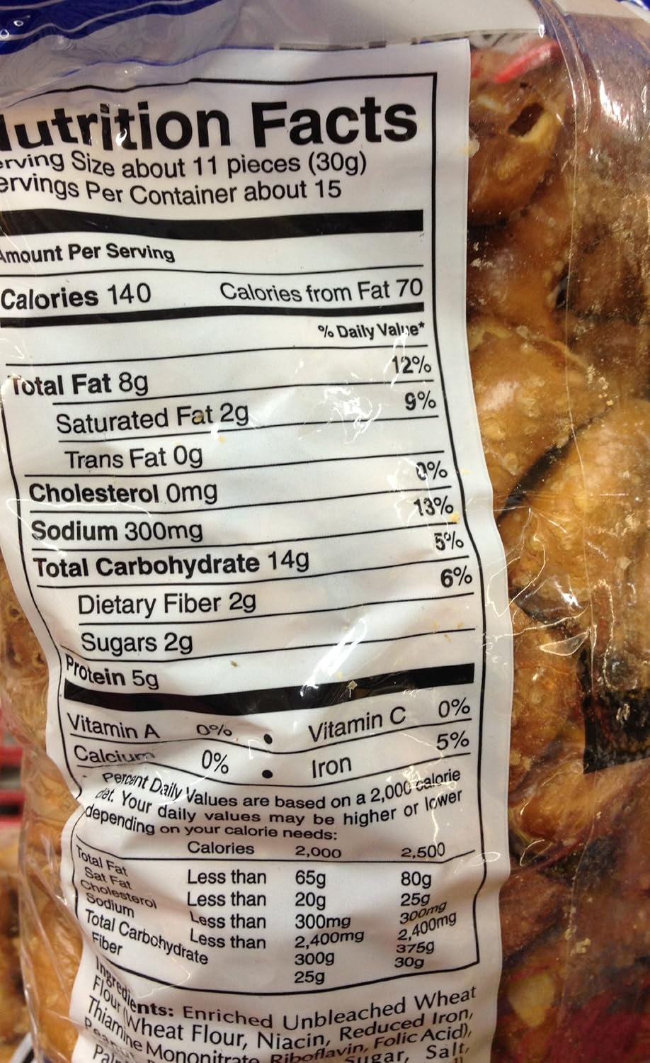 4 x 16oz Trader Joe's Peanut Butter Filled Pretzels (4 Pounds Total) No Preservatives No Artificial Colors or Flavors