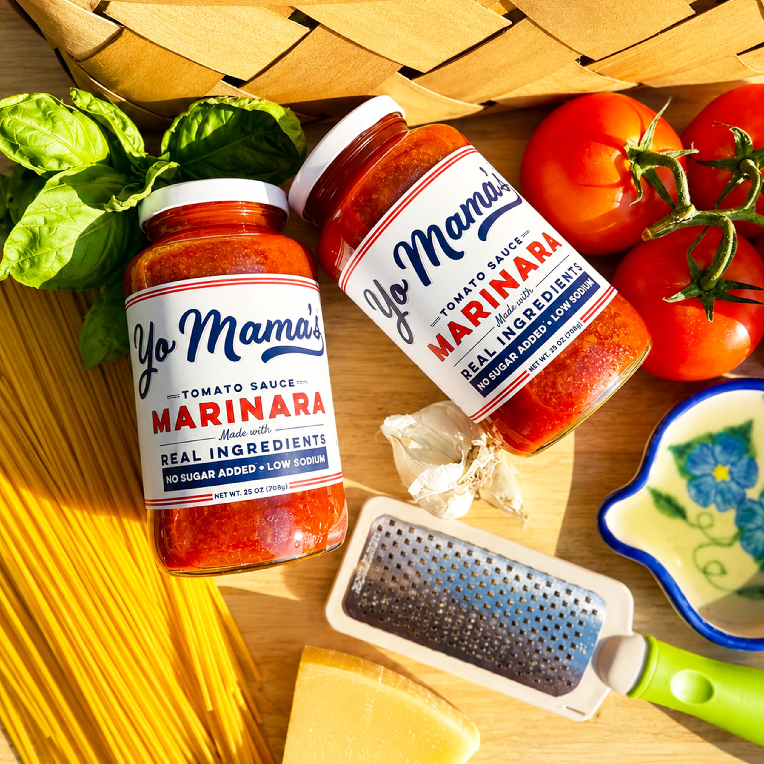 Yo Mama's Foods Keto Marinara Pasta and Pizza Sauce - Pack of (2
