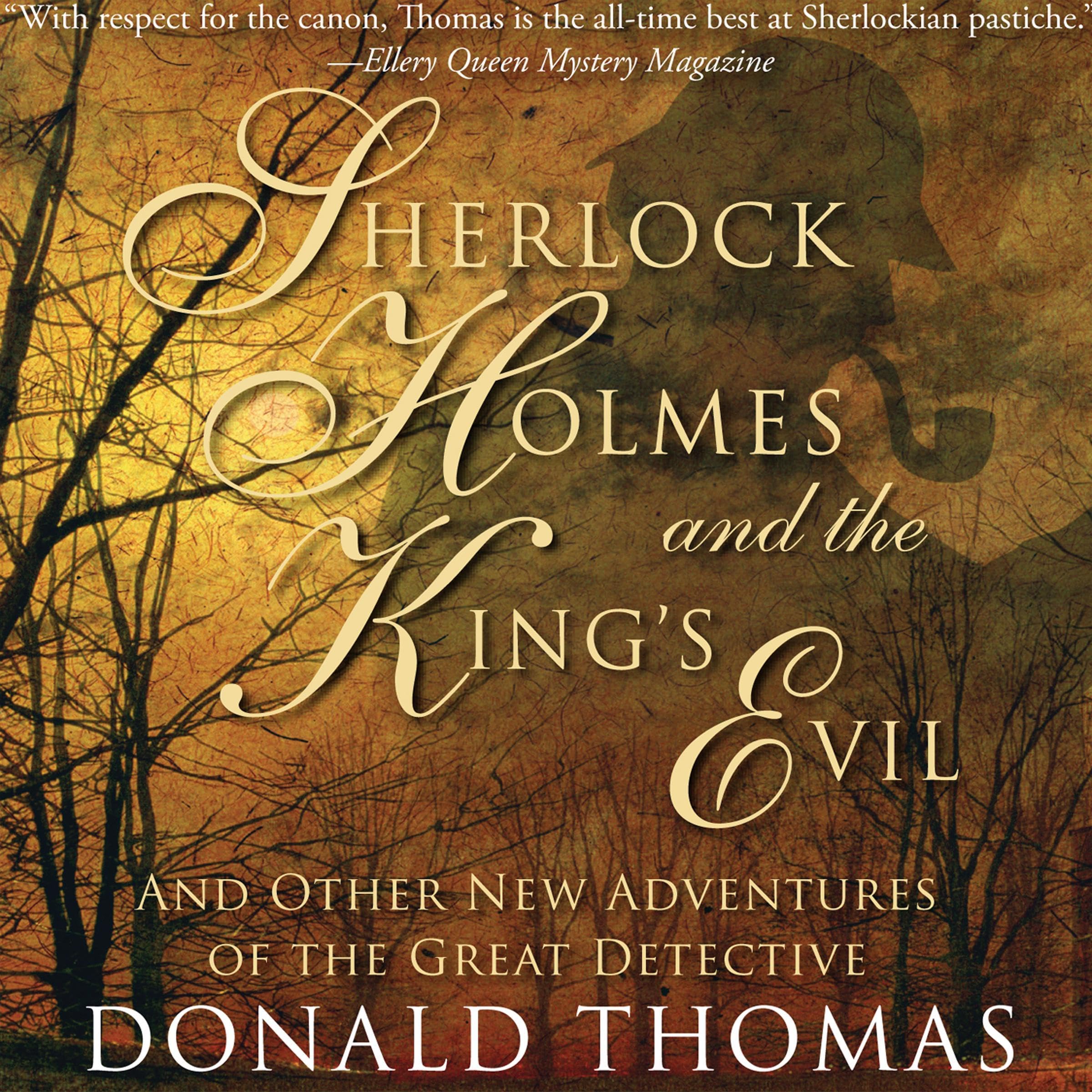 Cover art for Sherlock Holmes and the King's Evil: