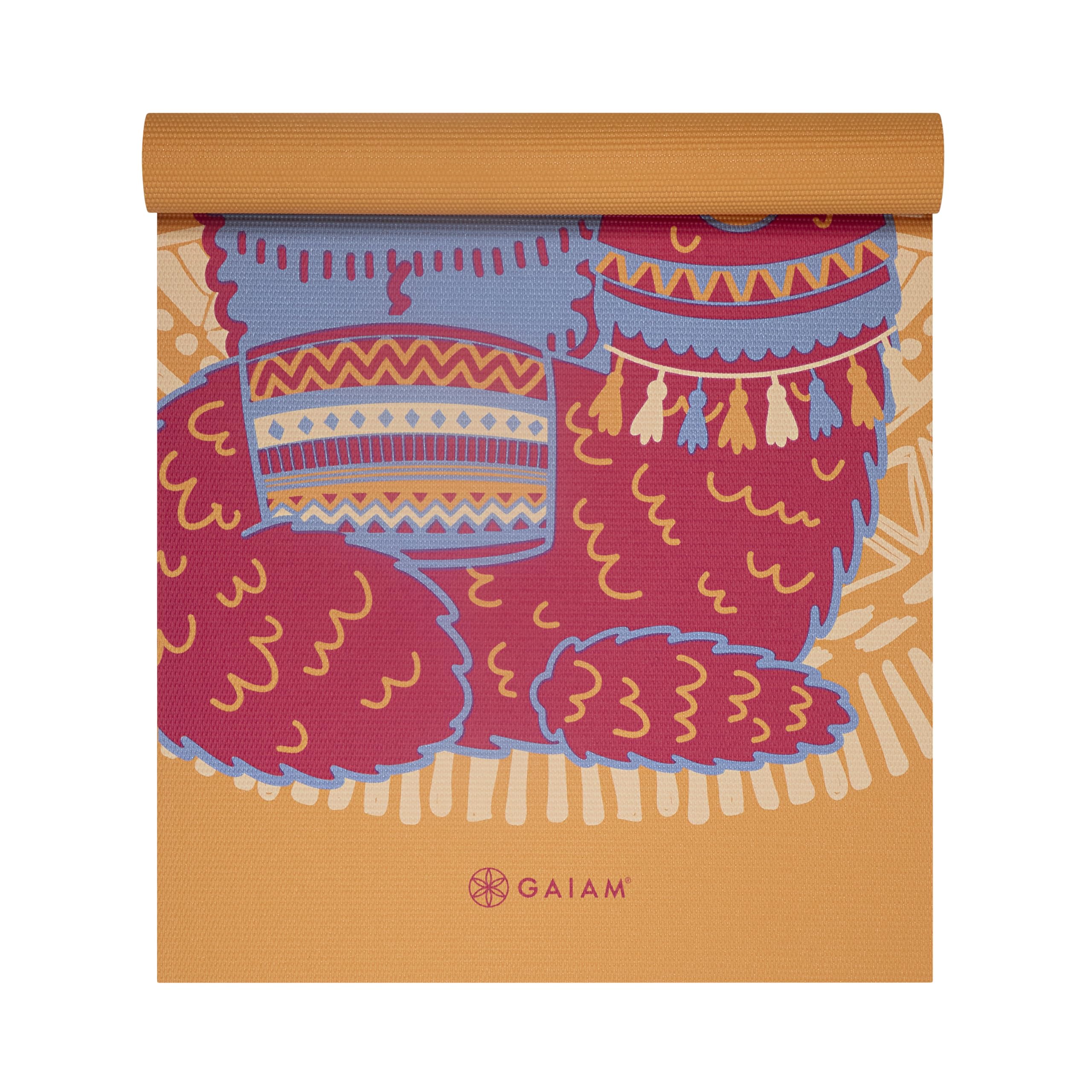 Gaiam Kids Yoga Mat Exercise Mat, Yoga for Kids with Fun Prints - Playtime for Babies, Active & Calm Toddlers and Young Children (60" L x 24" W x 3mm Thick)