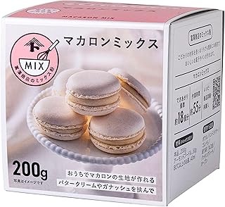 富澤商店(TOMIZ) マカロンミックス粉 200g (ミックス粉/マカロン生地/手作り/簡単/混ぜるだけ)