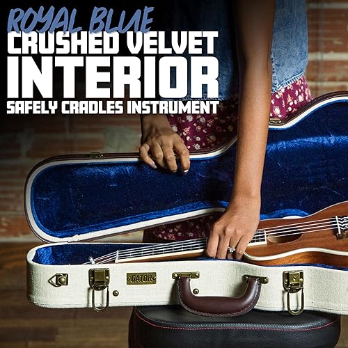 Miniatura 3 de Gator Journeyman Series Deluxe - Funda de madera para ukeleles de concierto (GW-JM UKE-CON)