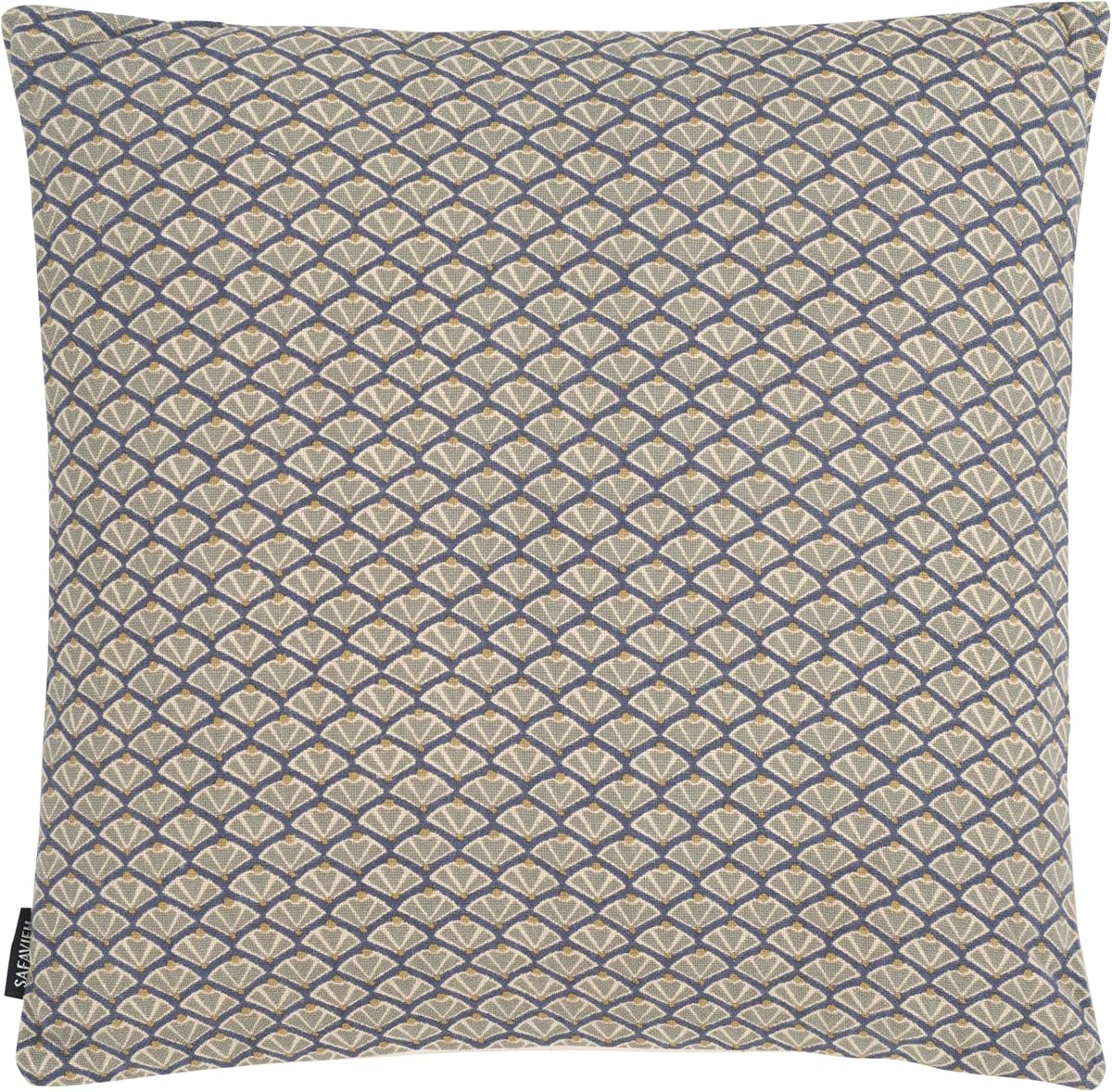 SAFAVIEH Home Collection Sari Blue Green 18-inch Square Decorative Accent Throw Pillow with Insert