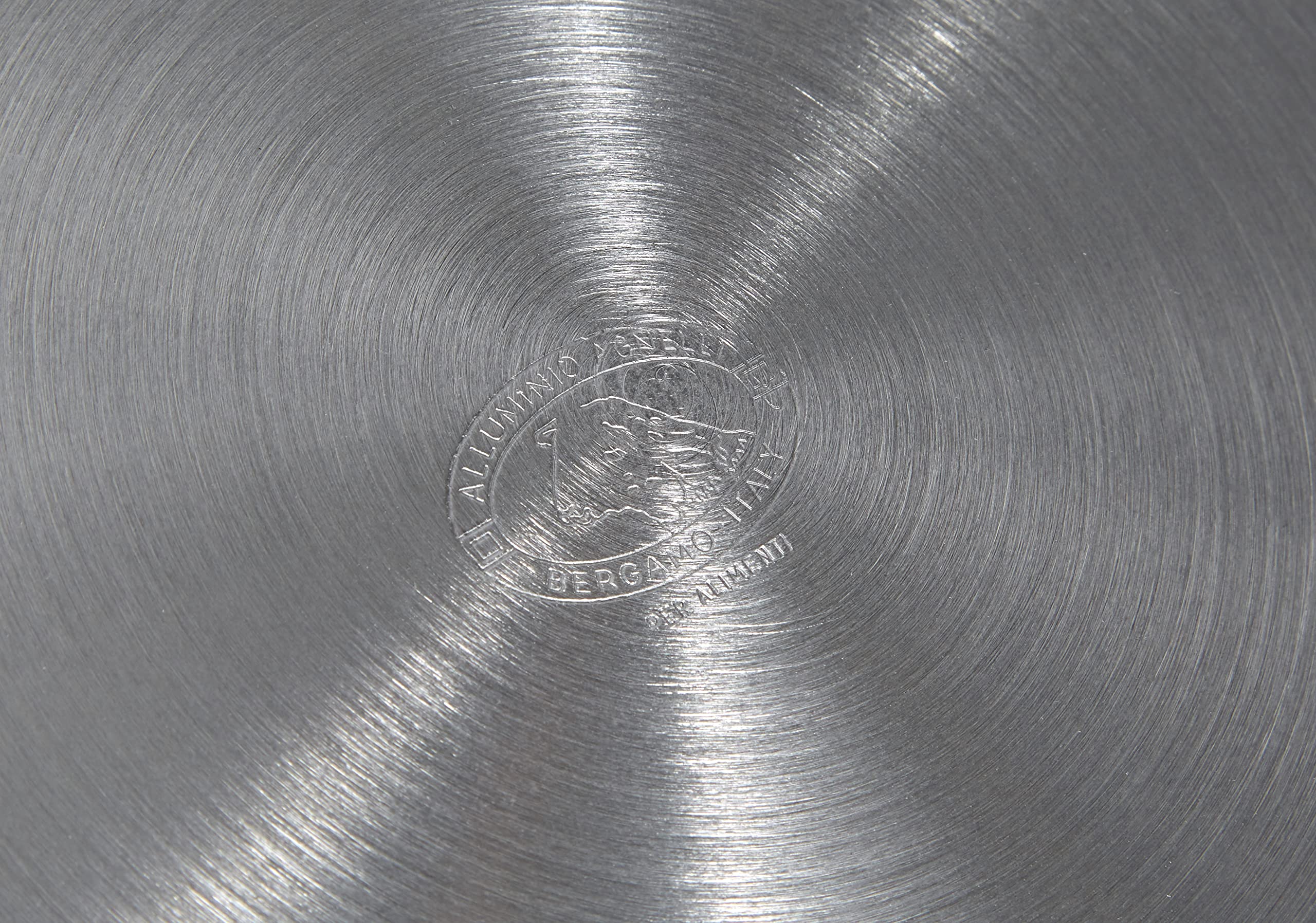 Pentole Agnelli ALSA2106S28 Casseruola Bassa con Maniglie, Alluminio, Argento, 28 cm