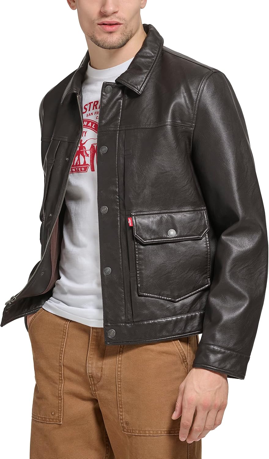 Levi's mens Lightweight Trucker Shirt Jacket - Image 5