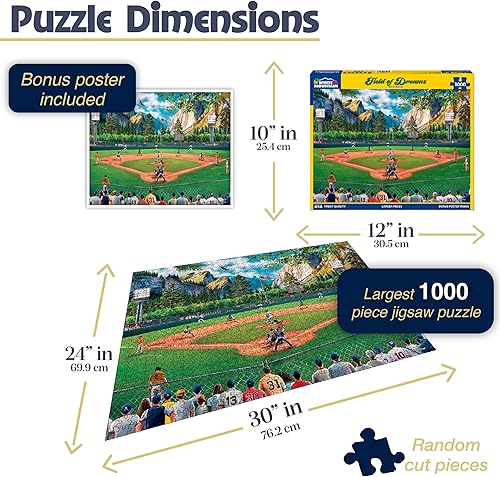 Miniatura 2 de White Mountain Rompecabezas - Field of Dreams - Rompecabezas de 1000 piezas