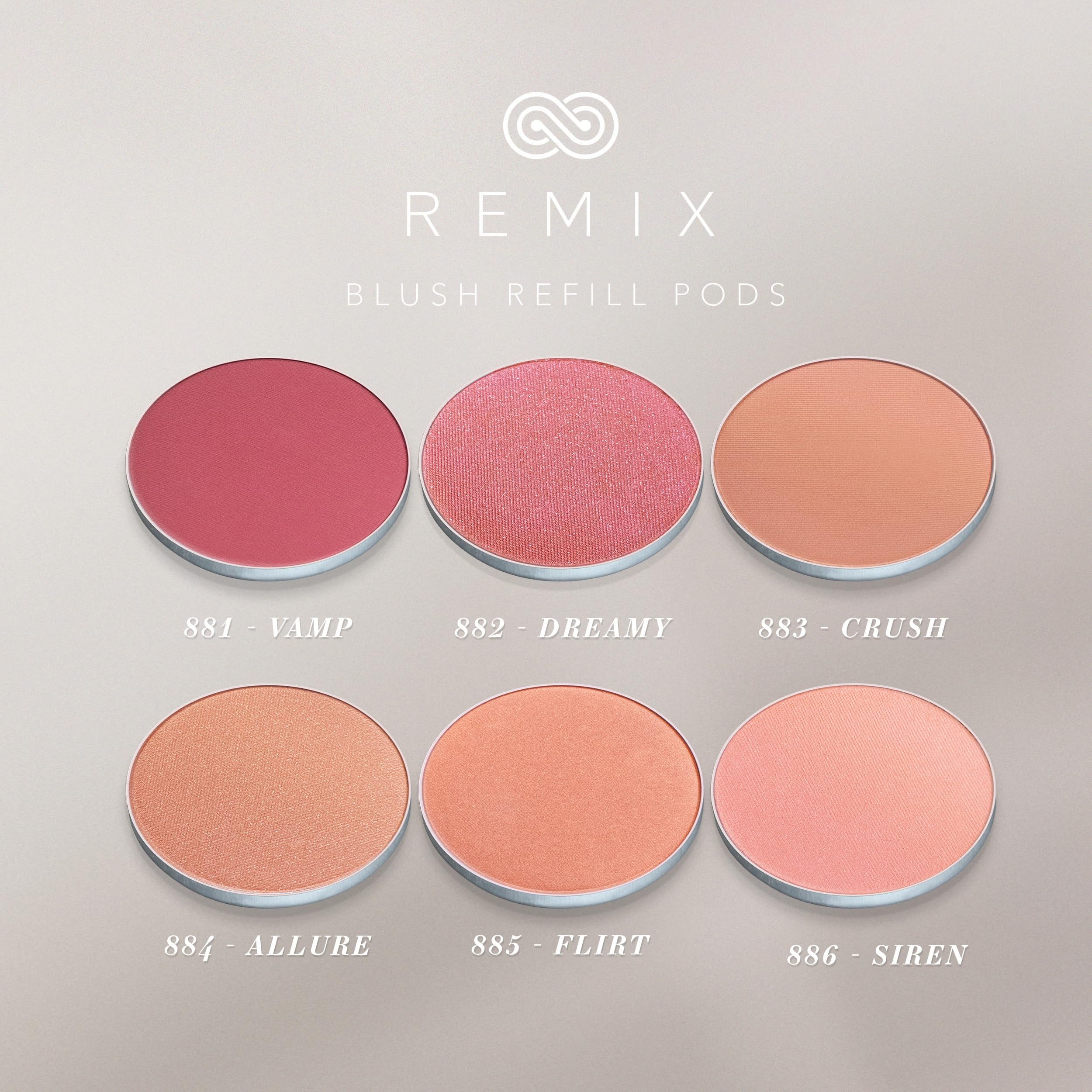 Remix Blush Powder Refill Pod - 886 SIREN, 2.5 g (Pack of 1) - Image 3