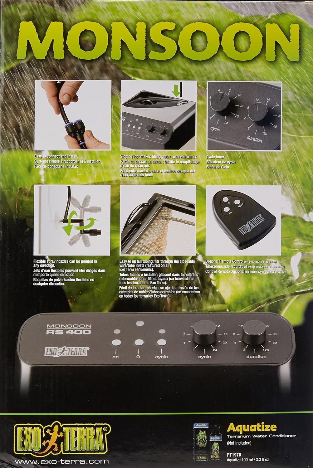 Exo Terra Monsoon RS400 Rainfall System