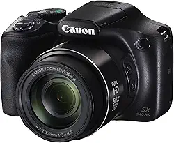 Canon Câmera Digital Powershot Sx540 Com Zoom Óptico 50X - Wi-Fi & Nfc Ativado, 067C00 Preto 1