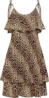 Vestido Con Estampado De Leopardo