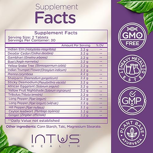 Miniatura 9 de Intus Heal - Suplemento de limpieza de colon y salud intestinal para hombres y mujeres, limpieza de desintoxicación ayurvédica para la salud